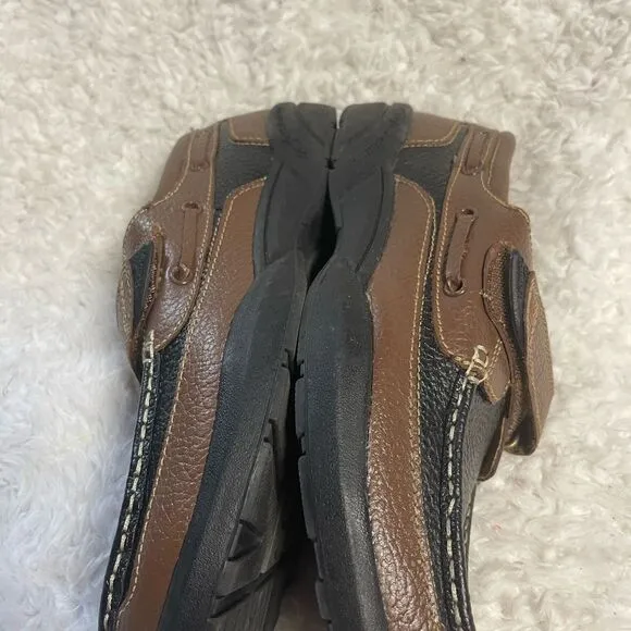 Dr. Comfort Mike 8660 Diabetic Men’s Casual Shoes Leather Black/Brown SZ12W