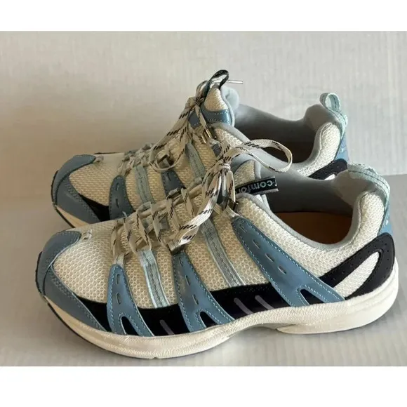 Dr.Comfort Womens Refresh X Diabetic Athletic Shoes Blue Size 8 1/2