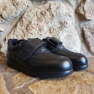 Drew NAVIGATOR II Black Leather Diabetic Orthotic Walking Shoes Mens Size 10.5 W