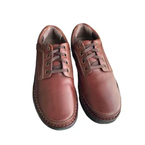 Drew Orthopedic Shoes Toledo II Casuals Mens 11.5 Wide Brown Brandy Leather NIB
