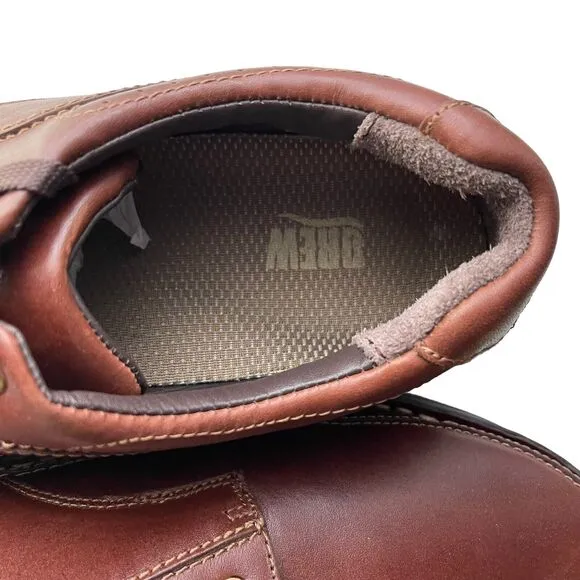 Drew Orthopedic Shoes Toledo II Casuals Mens 11.5 Wide Brown Brandy Leather NIB