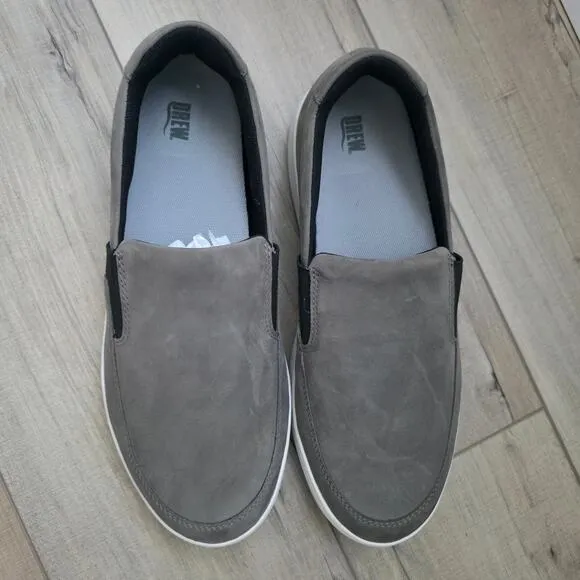 Drew Shoes Orthopedic Slip-On Jump Leather Casual Shoes Men Sz 10.5 4E