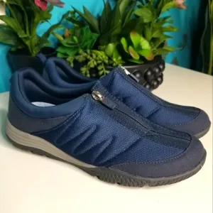 Easy Spirit Sebe Zip Top Sneakers Navy