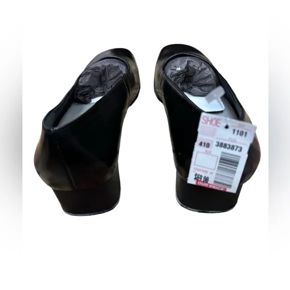 Easy Spirit Women’s Anti-Gravity Black Square Toe Slip On Shoes Size‎ 7.5