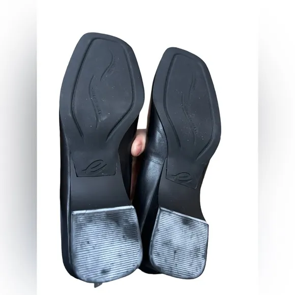 Easy Spirit Women’s Anti-Gravity Black Square Toe Slip On Shoes Size‎ 7.5