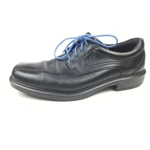 ECCO Men's Helsinki Bicycle Toe Leather Shoes Size 42 US 8-8.5 Black