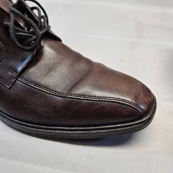 ECCO Men's Illinois Bike Toe Tie Shoes Men 11/11.5‎
