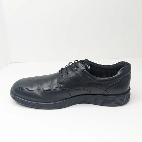 ECCO S Lite Hybrid Oxford, Black Leather, Men's 45 EU (US 11-11.5)