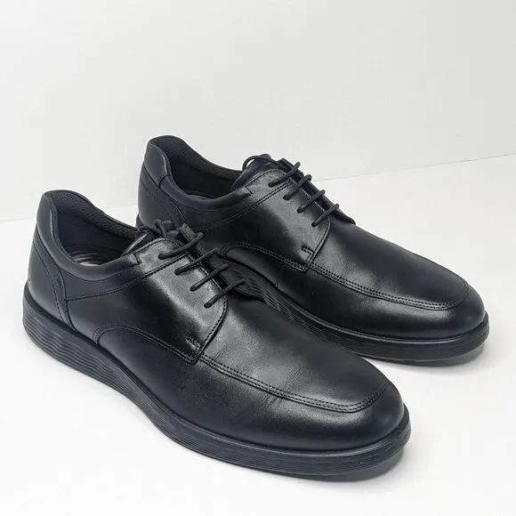 ECCO S Lite Hybrid Oxford, Black Leather, Men's 45 EU (US 11-11.5)
