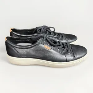 Ecco Soft 7 Leather Sneakers - Men's Size 15 US / 48 EU - Black