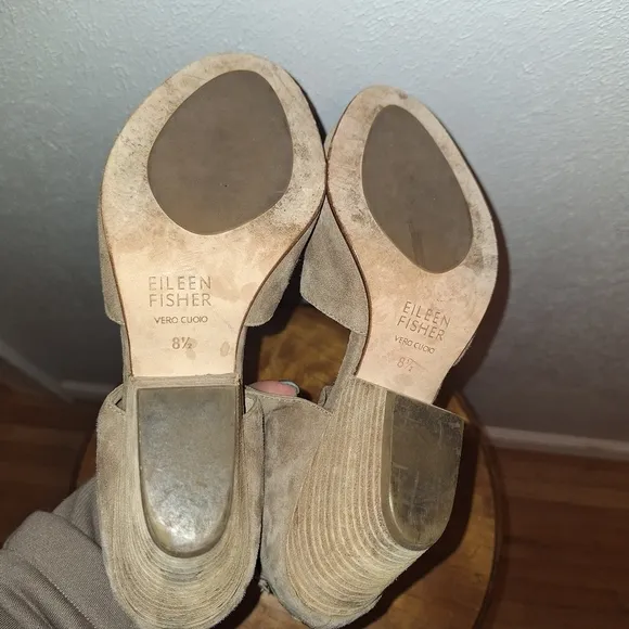 Eileen Fisher Open Toe Shoes Size 8.5