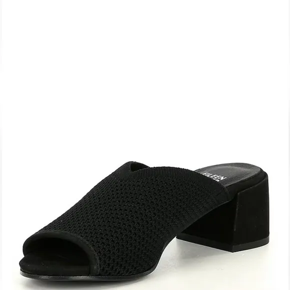Eileen FisherFave Stretch Fabric Block 2” Heel Sandals $175 size 8 New