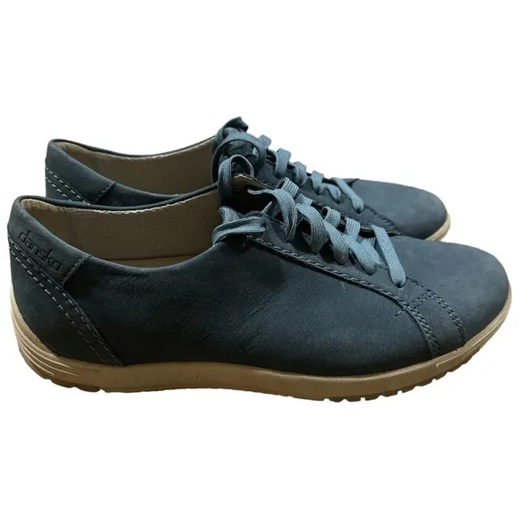 EUC - Dansko Leela Blue Sneakers - size 39