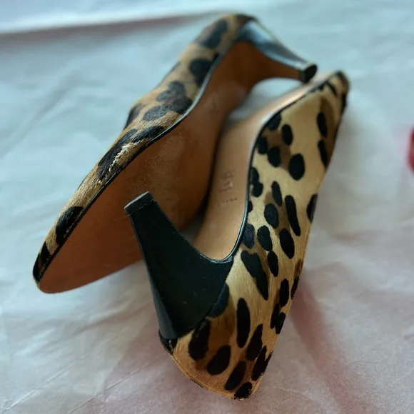 EUC VTG 70s Philip Joseph sz 38 calfskin leopard spring Caledonia Toronto