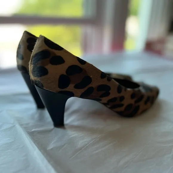 EUC VTG 70s Philip Joseph sz 38 calfskin leopard spring Caledonia Toronto