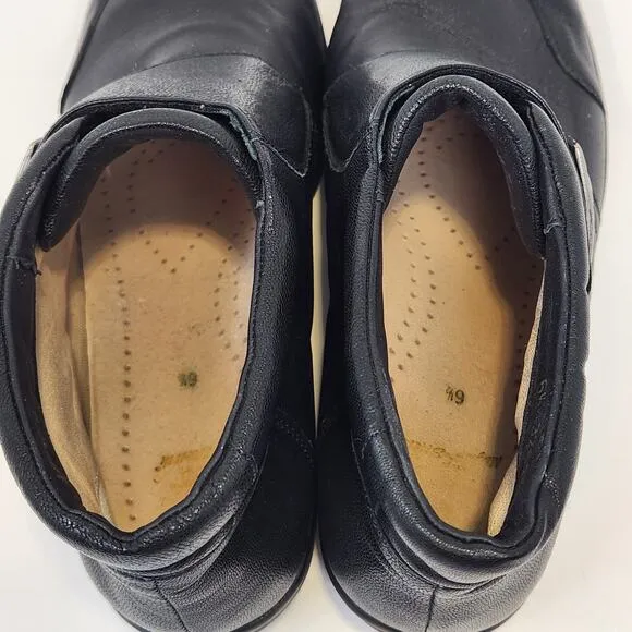 Fidelio Women Hallux Fabia Black Leather Ankle Boots Size UK 6.5 US 8.5 Comfort