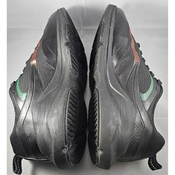 Fila Mens Athletic Sneakers Black/Red/Green Size 8.5