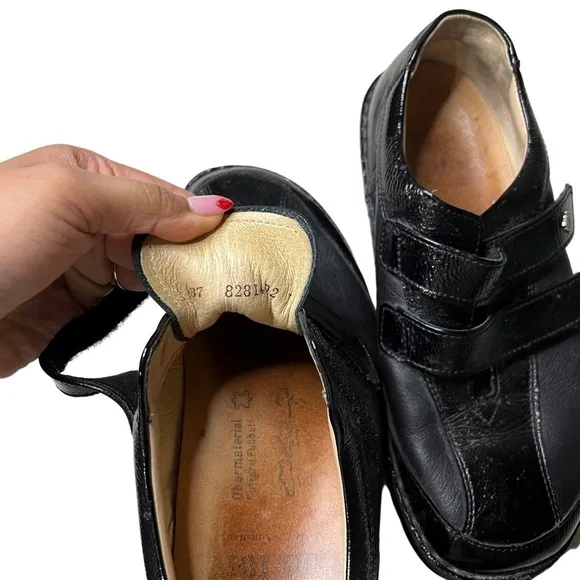 Finn Comfort Black Leather Sneakers EUR 37/US 6.5