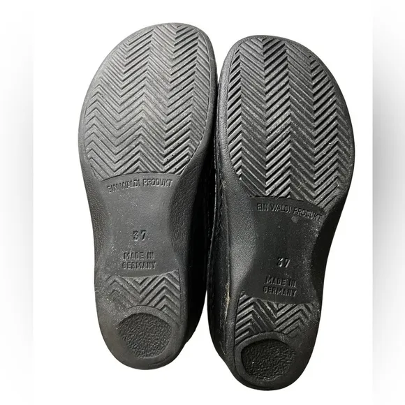 Finn Comfort Black Leather Sneakers EUR 37/US 6.5