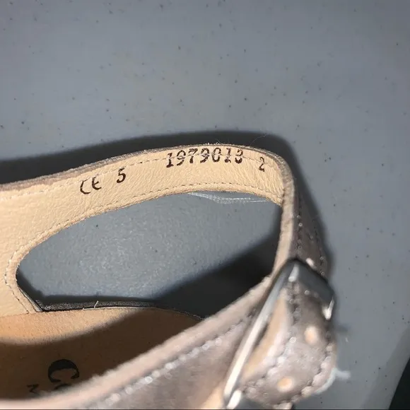 Finn Comfort Santorin Smog Corten Leather Sandals 7.5