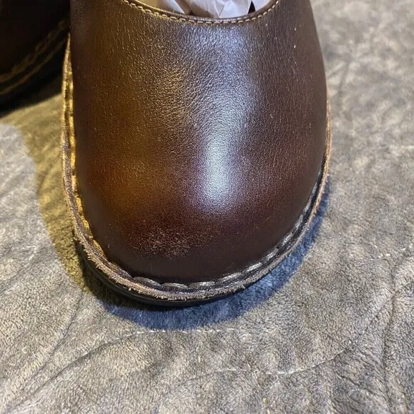 Finn Comfort Shoes Mary Janes Made in Germany Brown Soft Leather Womens Size 7.5