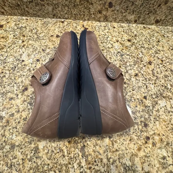 Finn Comfort Women’s Galway Tan Leather Orthopedic Walking Shoes Size 4 US 6.5