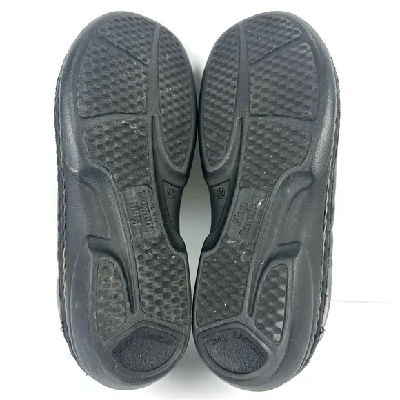 Finn Lexington Comfort Shoes Womens 9.5 Black Leather Lace Up Mens 7.5 EU 40