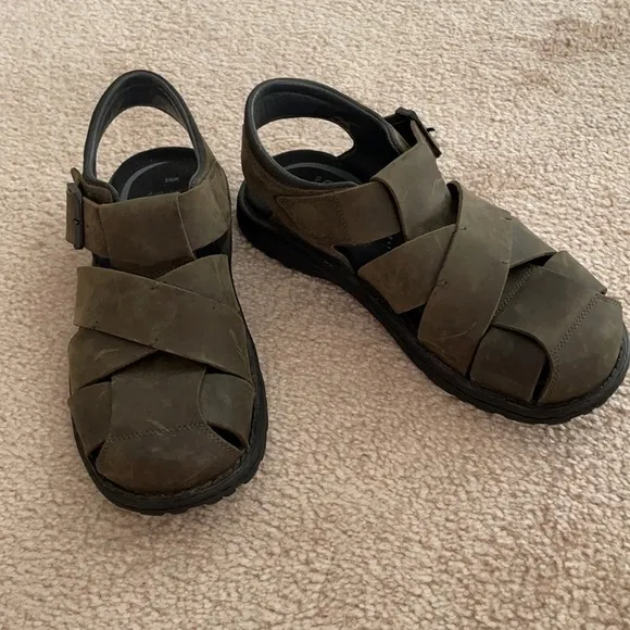 Fisherman Abeo B.I.O.systems Brandon Leather Sandals Men’s 8 neutral