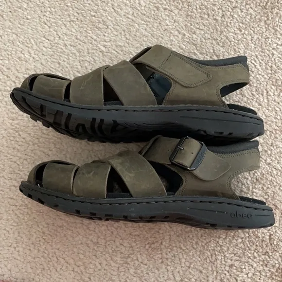 Fisherman Abeo B.I.O.systems Brandon Leather Sandals Men’s 8 neutral