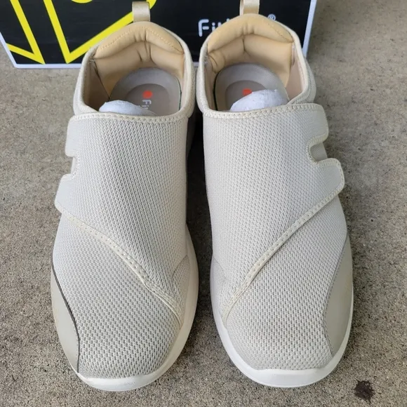 Fitville Easy Top Diabetic/ Orthopedic Shoes Khaki Men's Size 13.5 Wide