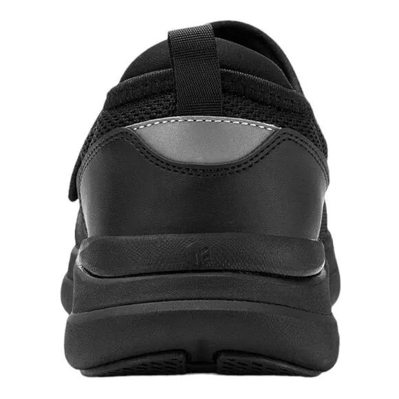 FitVille UNISEX EasyTop Diabetic Shoes MEN 5.5 Women’s 7 Black NWT $79