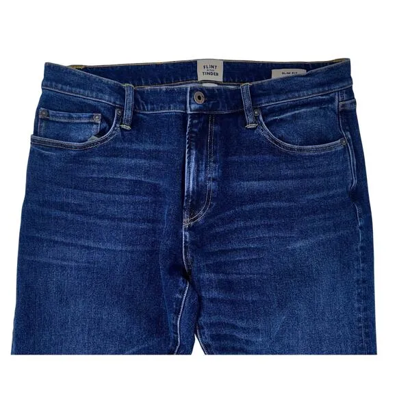 Flint And Tinder Men's Slim Fit Denim Jeans Size 33x30 (Actual 33x29) 5-Pocket