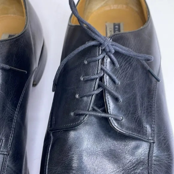 FLORSHEIM IMPERIAL Black Lace Ups Leather Goodyear Welted Career Dress Shoes 15D