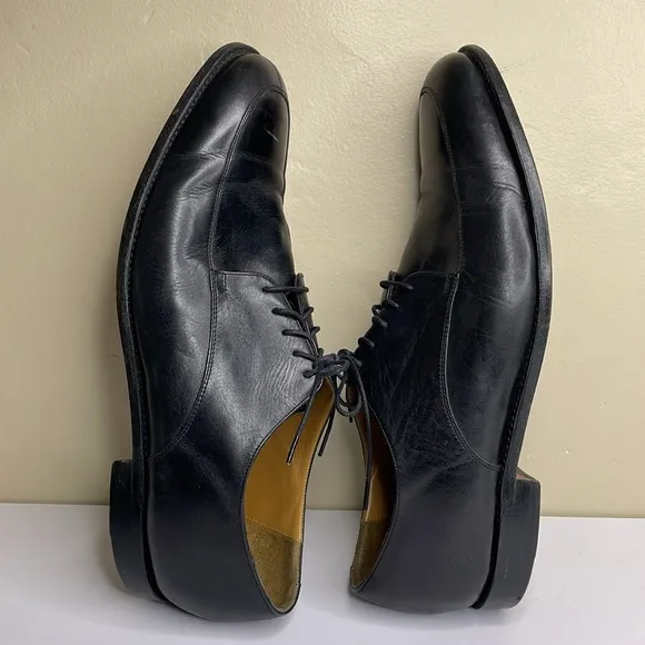 FLORSHEIM IMPERIAL Black Lace Ups Leather Goodyear Welted Career Dress Shoes 15D