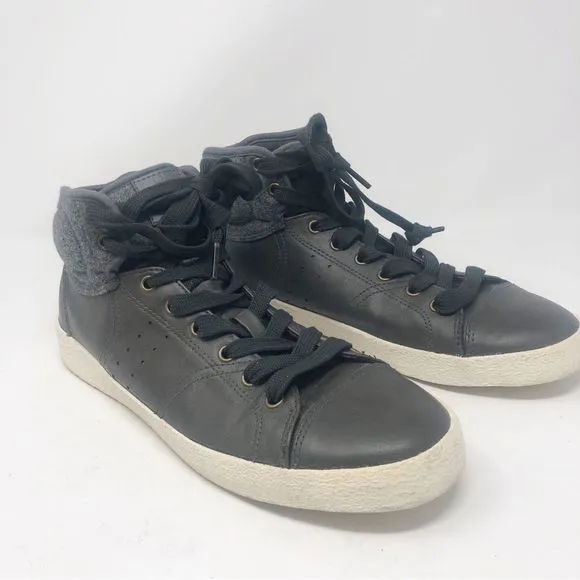 FLY LONDON | Men’s Gray High Top Lace Up Sneakers Size 43 (US 10)