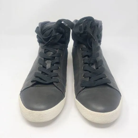 FLY LONDON | Men’s Gray High Top Lace Up Sneakers Size 43 (US 10)