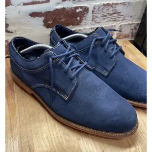 Foot Joy Club Classics Lace Up Shoes Sz 12M Men’s Blue Suede Golf Blue Insoles