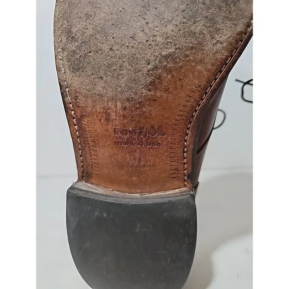 Foot Joy Footjoy Brown Leather Classics Dress Shoes Sz Mens 9.5E  #75435