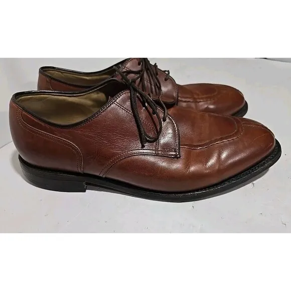 Foot Joy Footjoy Brown Leather Classics Dress Shoes Sz Mens 9.5E  #75435