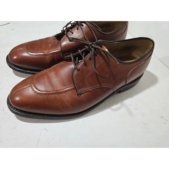 Foot Joy Footjoy Brown Leather Classics Dress Shoes Sz Mens 9.5E  #75435