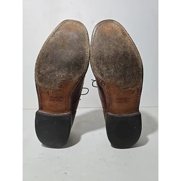 Foot Joy Footjoy Brown Leather Classics Dress Shoes Sz Mens 9.5E  #75435