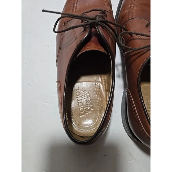 Foot Joy Footjoy Brown Leather Classics Dress Shoes Sz Mens 9.5E  #75435