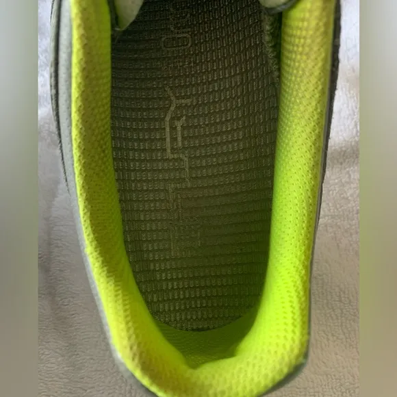 Foot Joy Fury 51102 Men’s Golf Shoes Size 9.5 M Gray and Green With Spikes