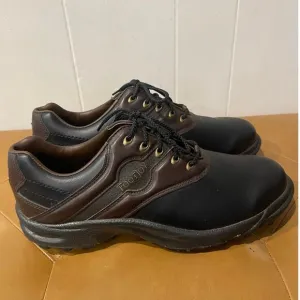 Foot Joy Men’s Brown and Black Lace Up Golf Shoes Athletic Sneakers Size 9.5