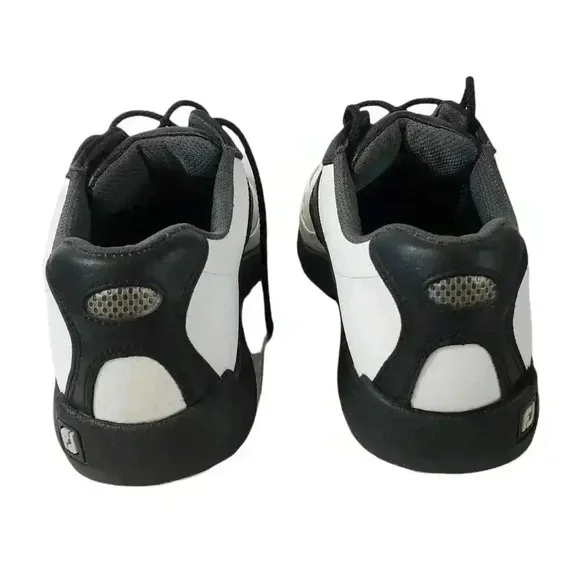 Foot Joy Mens Super Lites Golf Shoes White Black 58023 Lace Up Low Top 9.5M