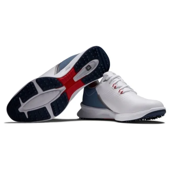 FootJoy FJ Fuel White/Blue Golf Sneakers 12