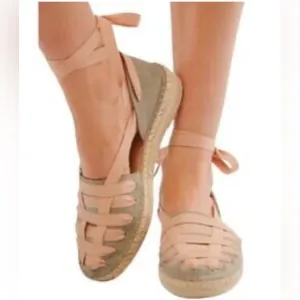 Free People heatwave wrap espadrille shoes