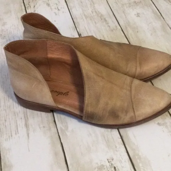 Free People Royale Flat Shoes Size 38 (8) Camel