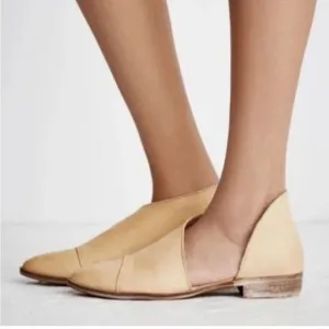 Free People Royale Flat Shoes Size 38 (8) Camel