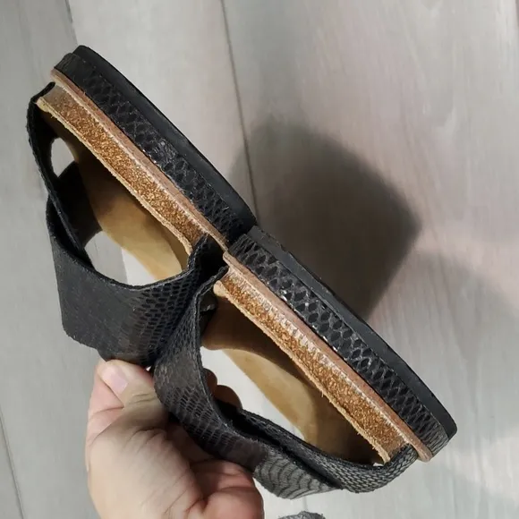 Free People Womens Sidelines slide Crisscross Sandals shoes sz 41/9.5-10